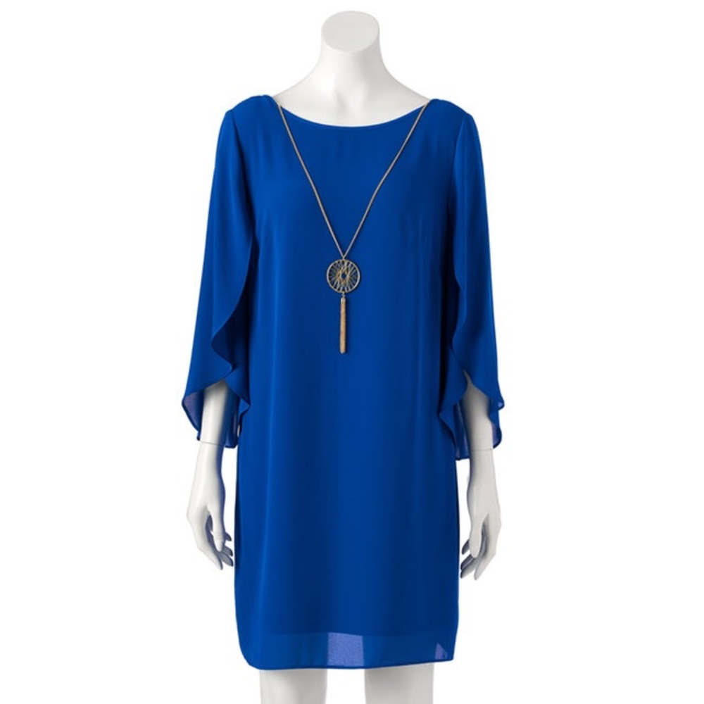 AB Studio royal blue dress